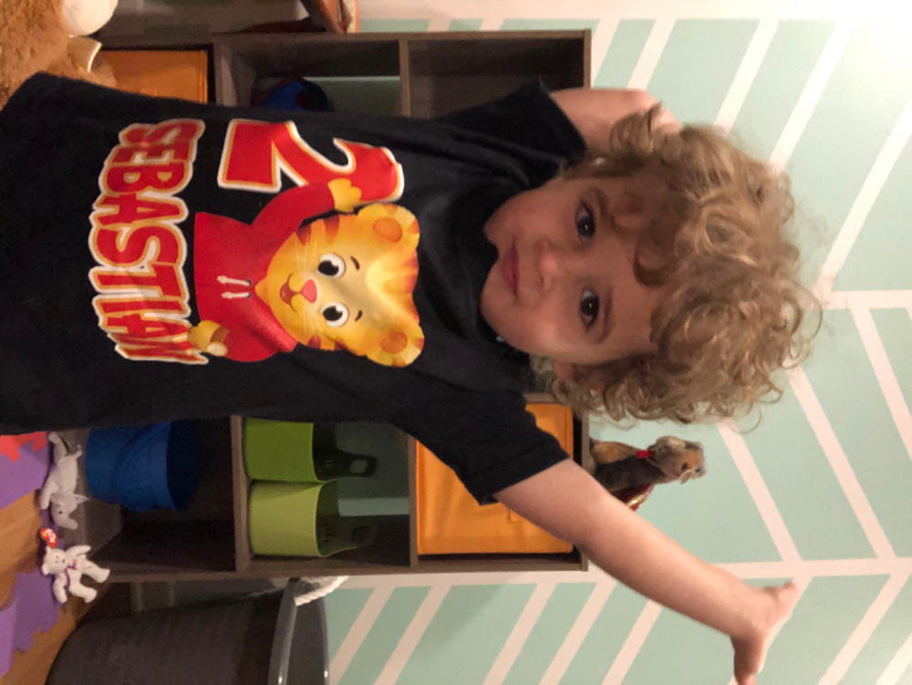 Personalized Daniel The Tiger Birthday Shirt - Customer Photo From Abigail Wolter