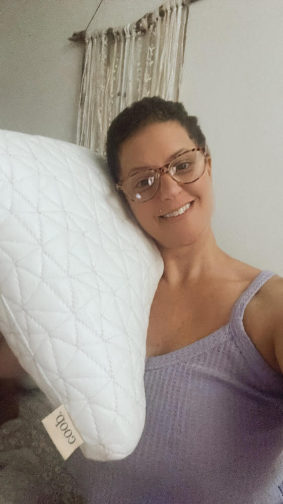 The Original Crescent Pillow - Customer Photo From Jennifer Doyle