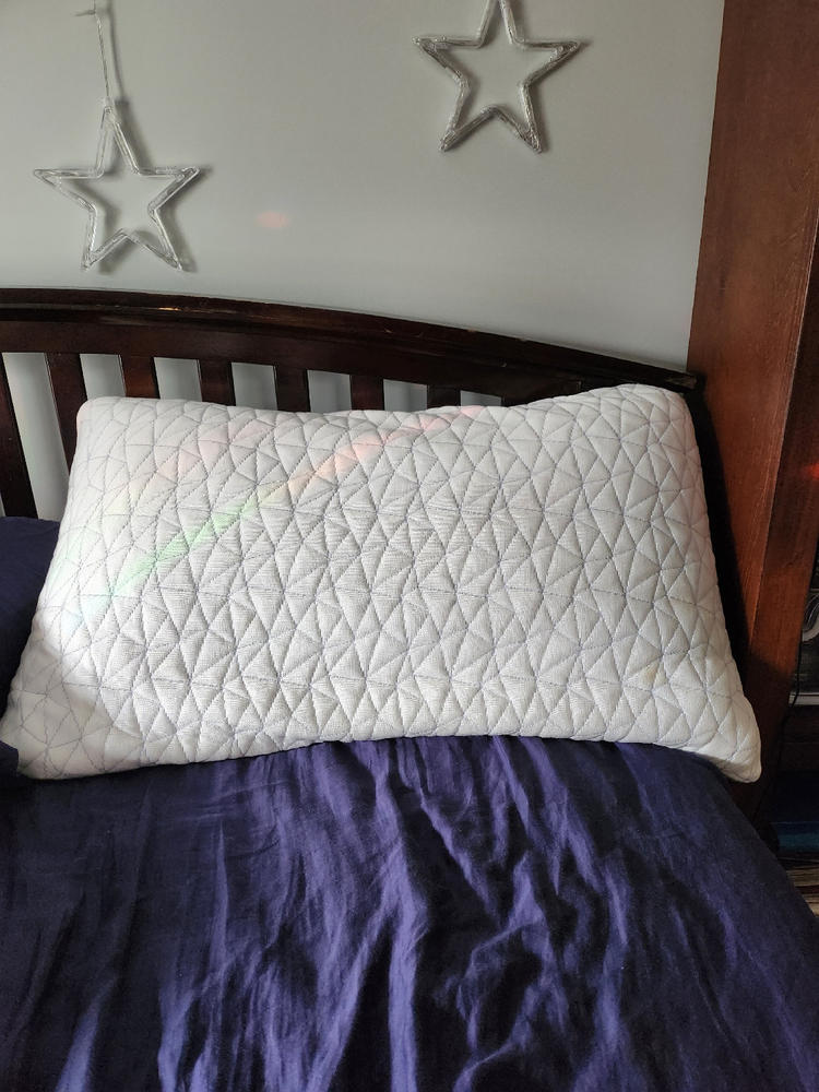 Coop Home Goods Shredded Memory Foam Toddler Pillow 14x19