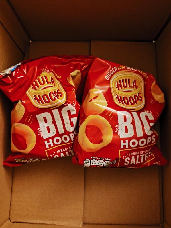 6x Hula Hoops Big Hoops Salted Crisps Share Bags (6x70g) - Customer Photo From Nina F.