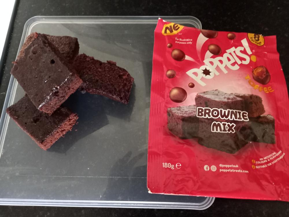 4x Poppets Toffee Brownie Mixes (4x180g) - Customer Photo From Mrs M.