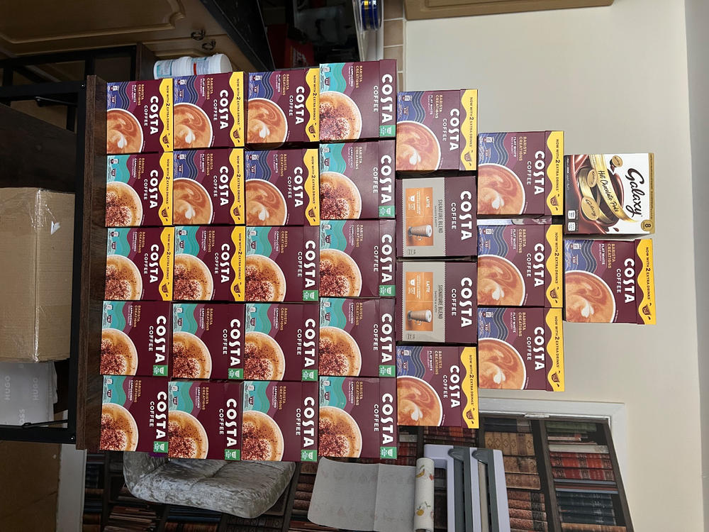 20x Costa Coffee Barista Creations Latte Dolce Gusto Pods (2 Boxes of 10x16g) - Customer Photo From Andrew Maven