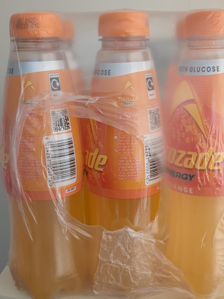 6x Lucozade Energy Orange Bottles (6x500ml) - Customer Photo From Steven A.