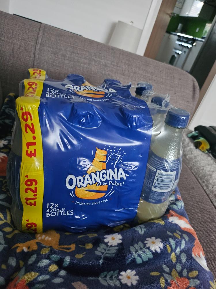 6x Orangina Sparkling Orange Juice Drinks (6x420ml) - Customer Photo From GM D.