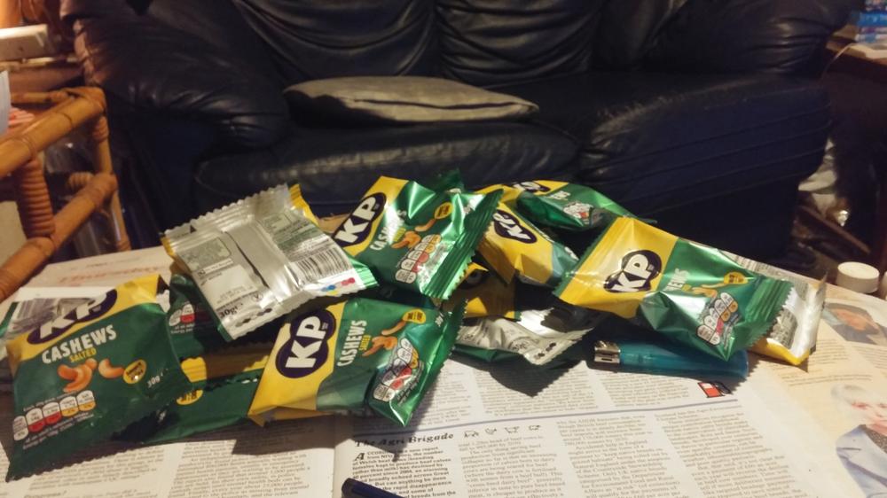 6x KP Roasted Salted Cashew Nuts Bags (6x30g) - Customer Photo From Stephen W.
