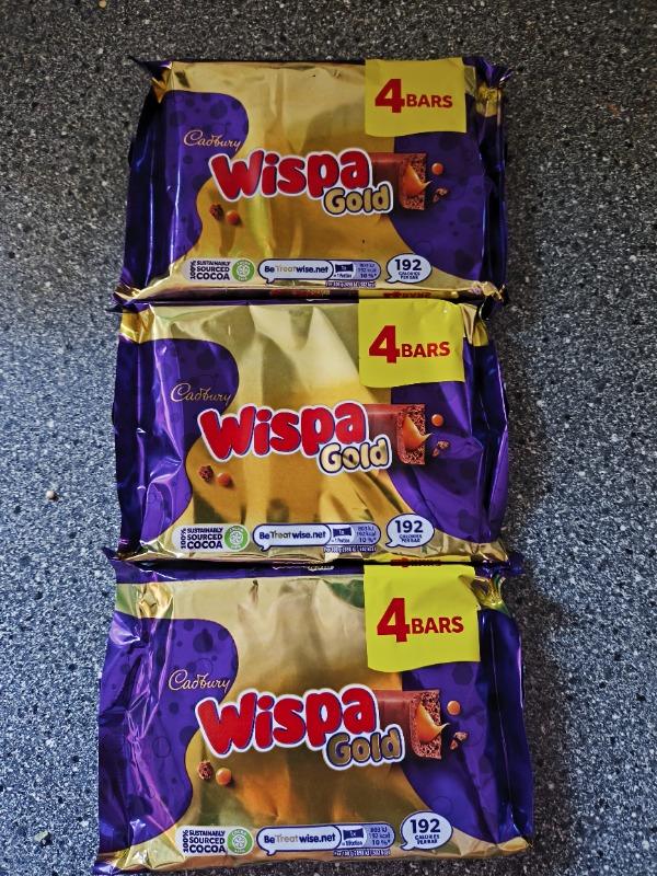 12x Cadburys Wispa Gold Bars (3 Packs of 4x33.5g) - Customer Photo From Nina F.