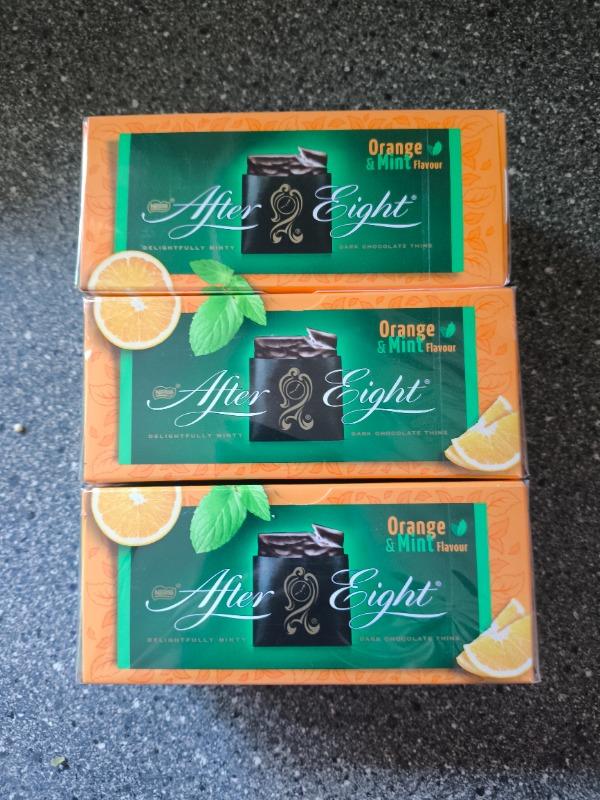 3x After Eight Orange & Mint Dark Chocolate Thins Boxes (3x200g) - Customer Photo From Nina F.