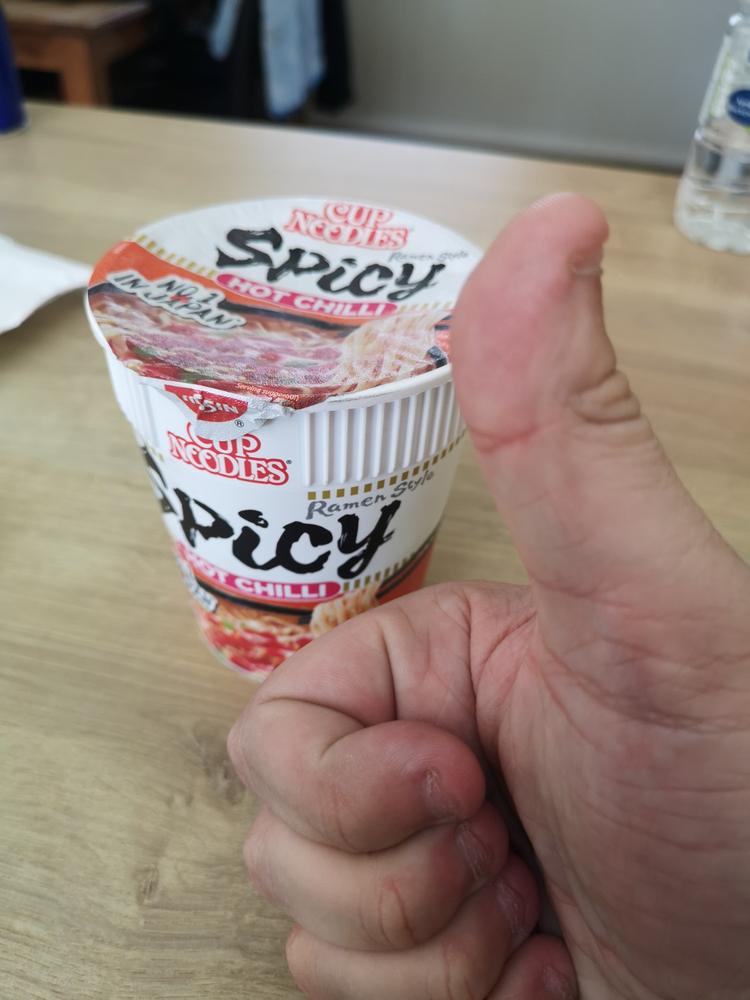2x Nissin Cup Noodle Hot Chilli Pots (2x66g) - Customer Photo From Paul B.