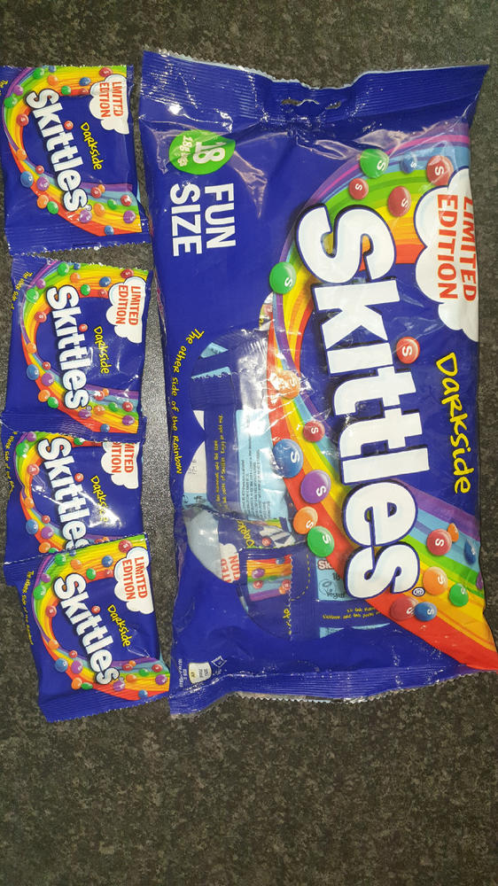 18x Skittles Darkside Funsize Bags (18x18g) - Customer Photo From Marc S.