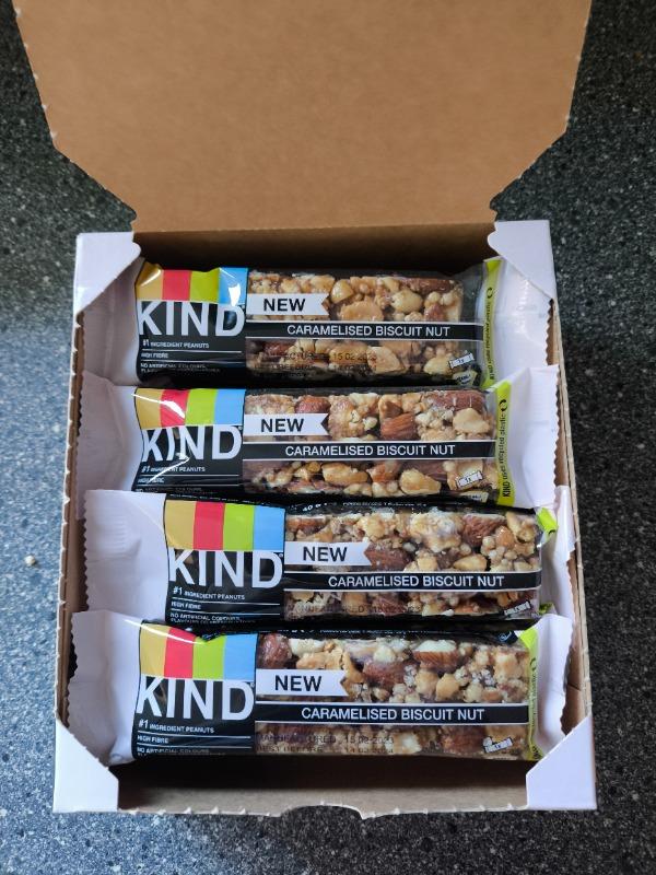 12x KIND Caramelised Biscuit Nut Bars (12x40g) - Customer Photo From Nina F.