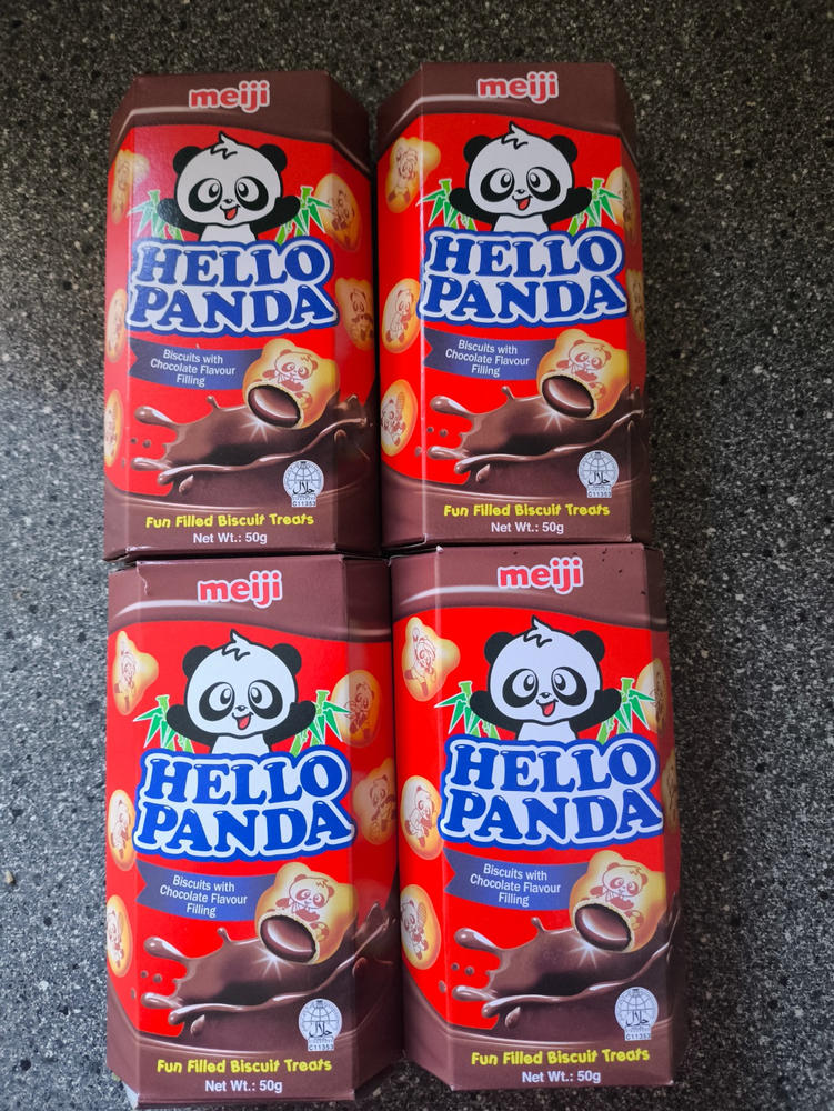 4x Hello Panda Chocolate Biscuits Boxes (4x50g) - Customer Photo From Nina F.