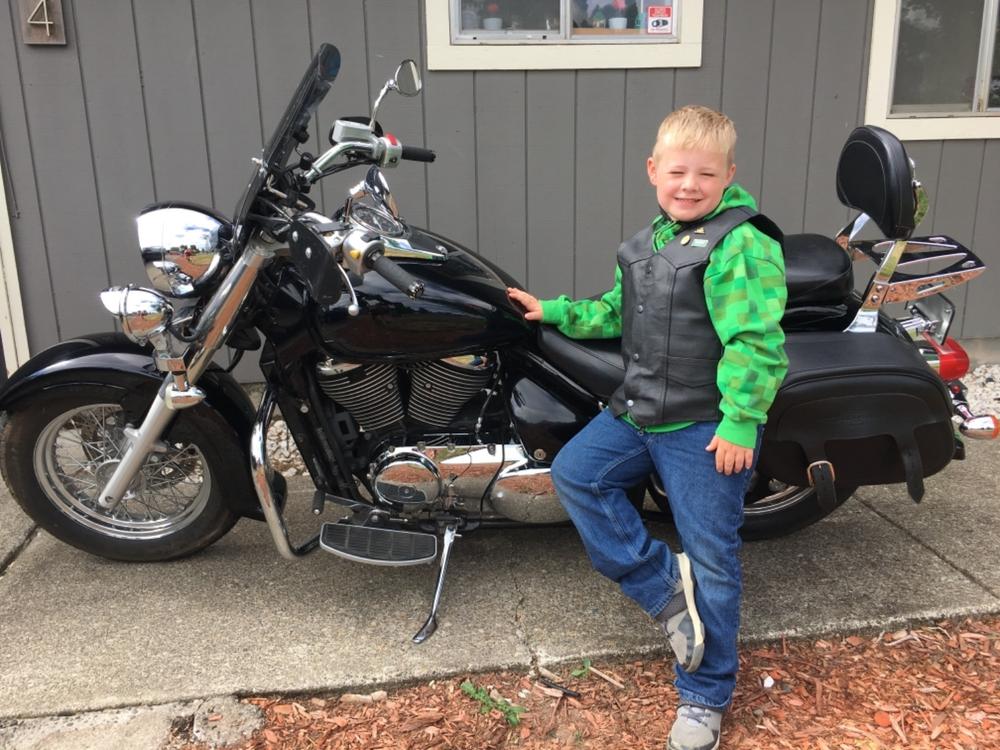 kids black motorcycle