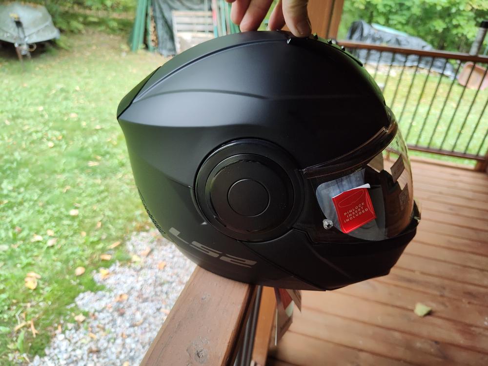 LS2 Helmets Horizon Modular Helmet W/SunShield Matte Black XL - 902-1015