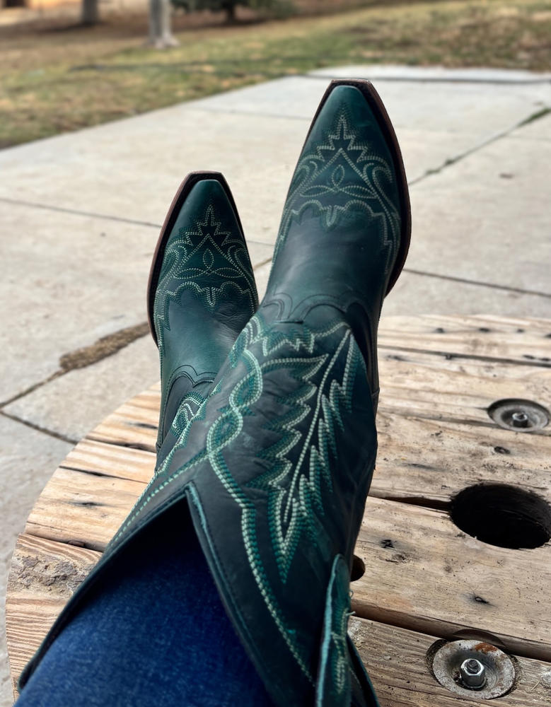 Lexington Boot - Emerald - Customer Photo From Carisa Wilkey