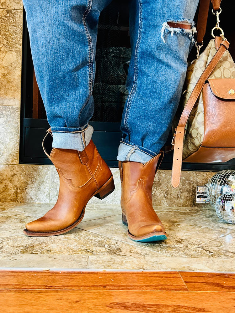 Emma Jane Bootie - Terracotta - Customer Photo From Precious Parker