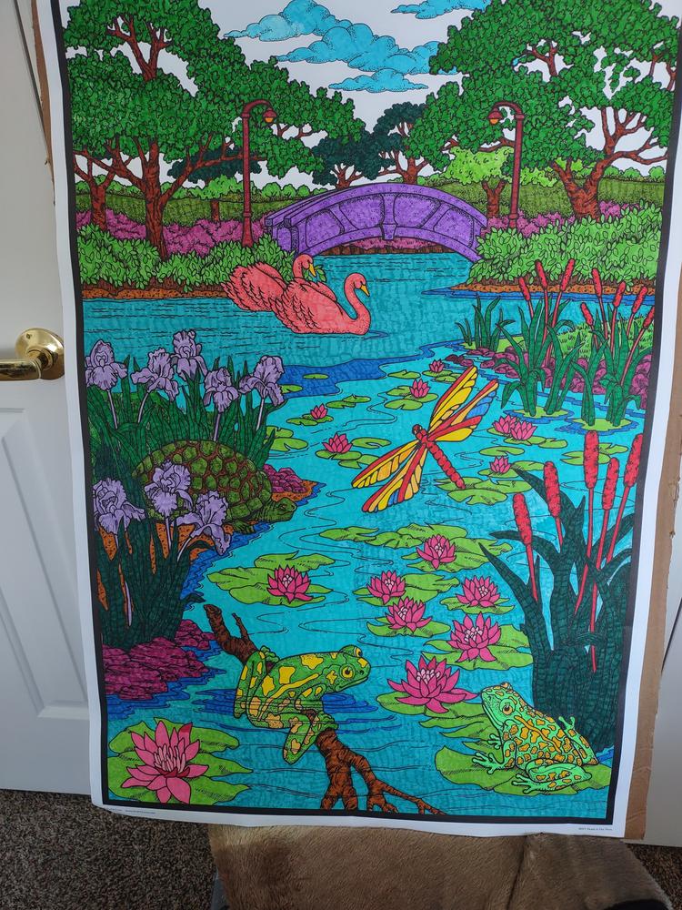 Love Garden - Big Coloring Poster