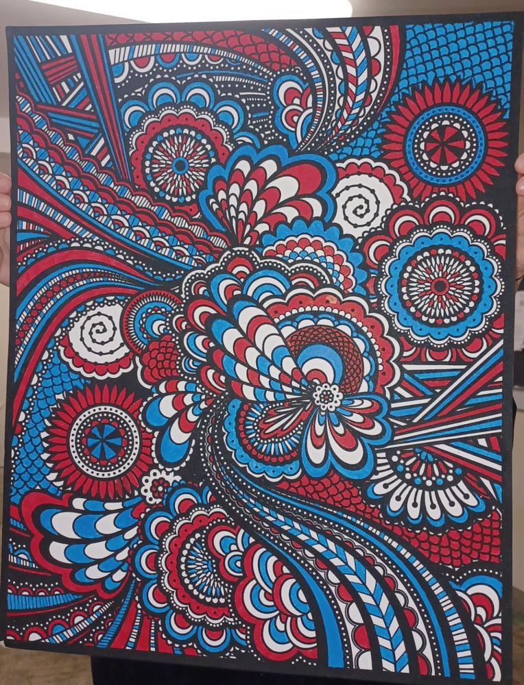 Paisley - Fuzzy Velvet Poster - Stuff2Color
