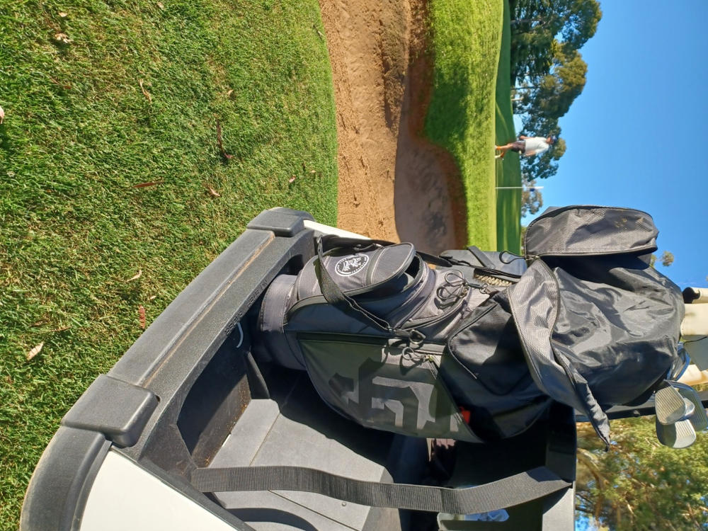 Cool Tech Semi-Waterproof Stand Bag - GREY - Golf Gods