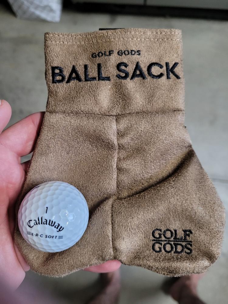 MySack Golf Ball Storage Bag | This Funny Golf Gift Is Sure to Get a Laugh  | Store Your Other Golf Accessories for Men Such as Tees & Gloves by