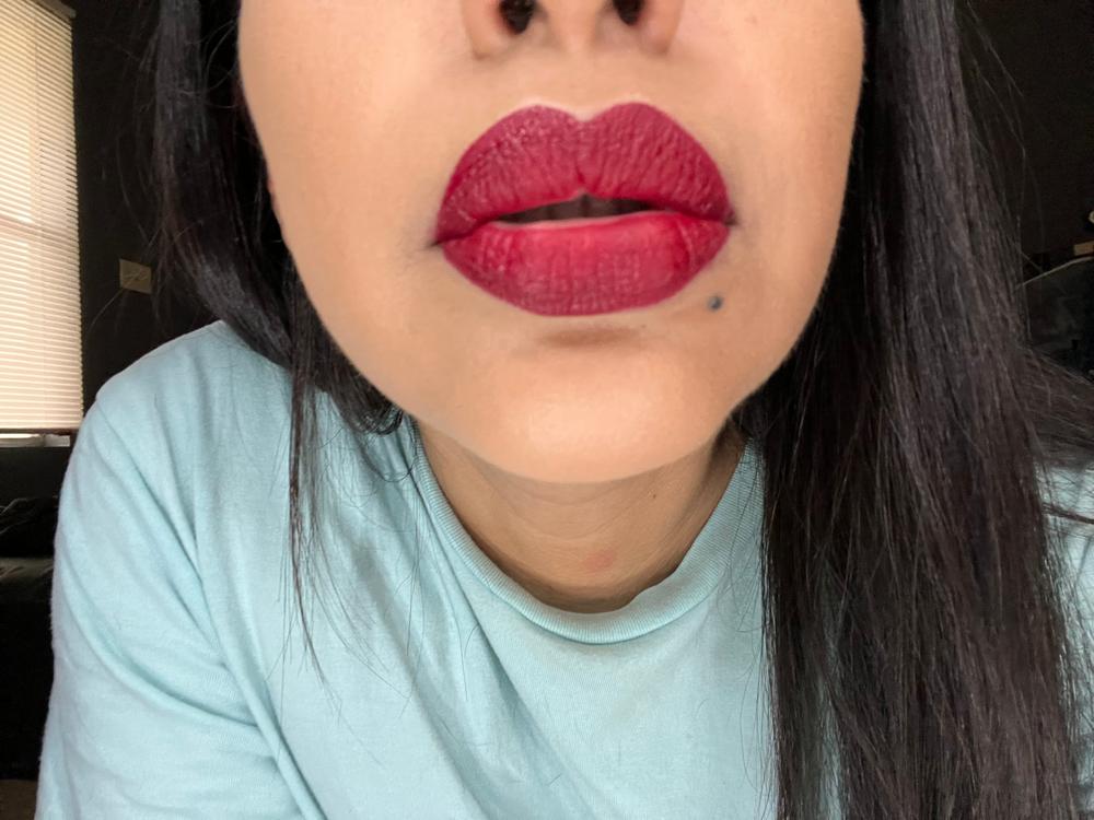 EXTRA SAUCY LIQUID MATTE LIPSTICK - Customer Photo From Paula Rodriguez