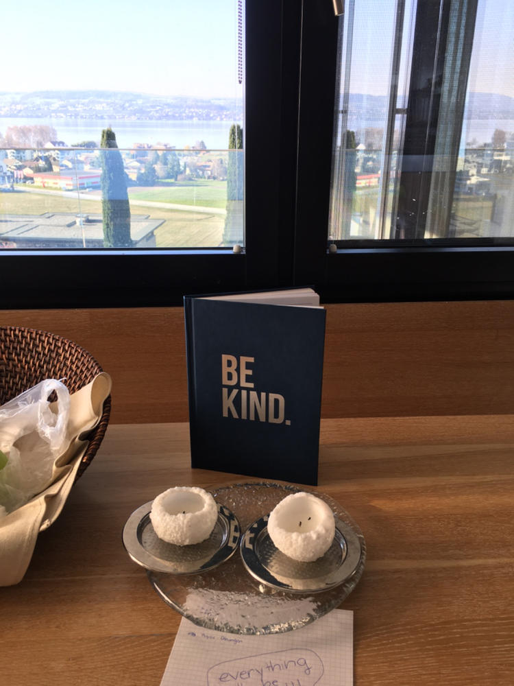 Be Kind Journal - Navy - Customer Photo From Nina Giannotti