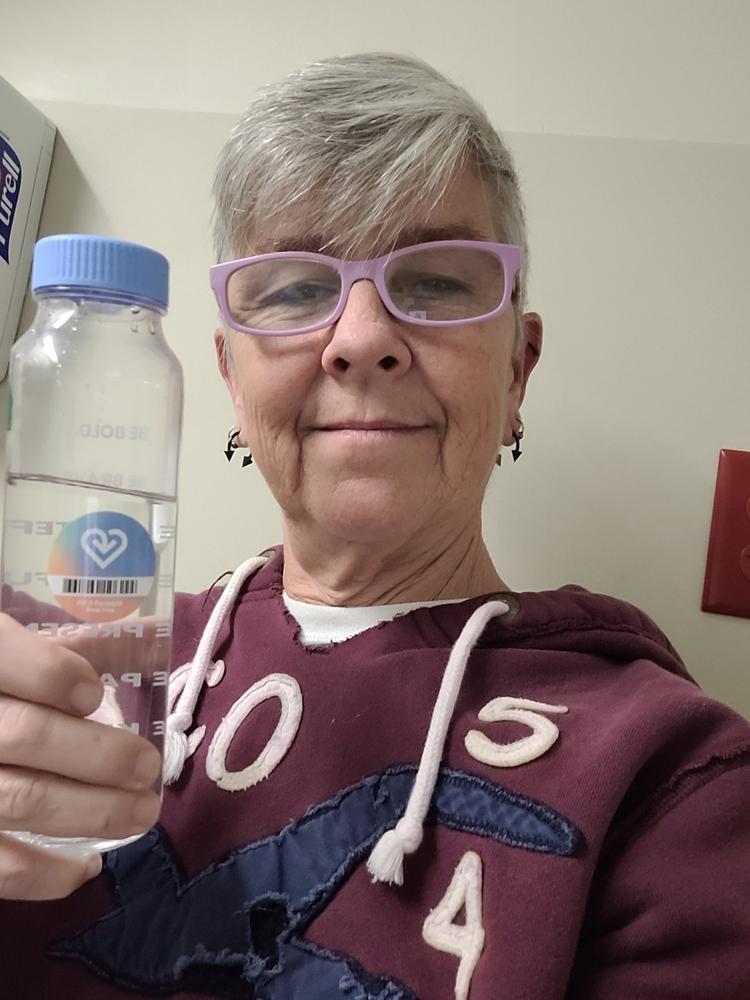 Fill it Forward Water Bottle - Customer Photo From Carla Minchew