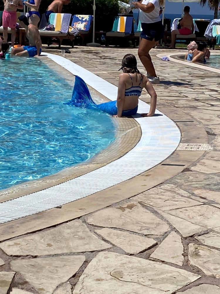 Aqua Storm Boys Mermaid Tail - Customer Photo From Clairr Russell