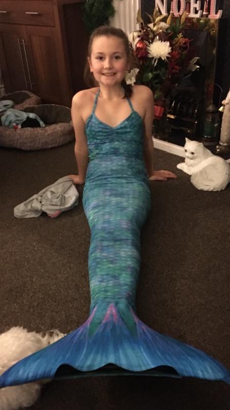 Ocean Mist Boys Mermaid Tail - Customer Photo From Leigh F.