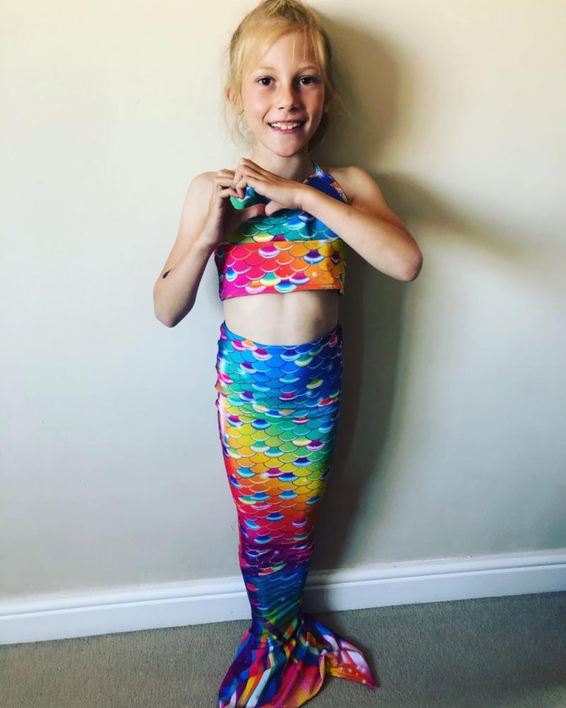Coral Carnival Mermaid Tail - Customer Photo From Katherine A.