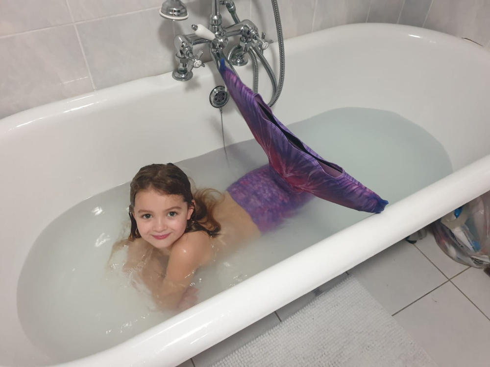 Purple Surf Mermaid Tail - Customer Photo From Grawnia Read