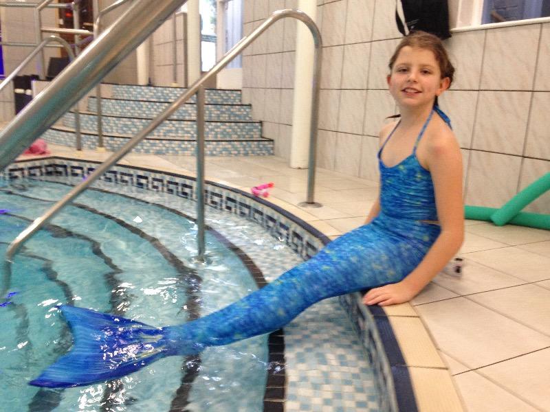 Frozen Aqua Mermaid Tail - Customer Photo From Jo P.