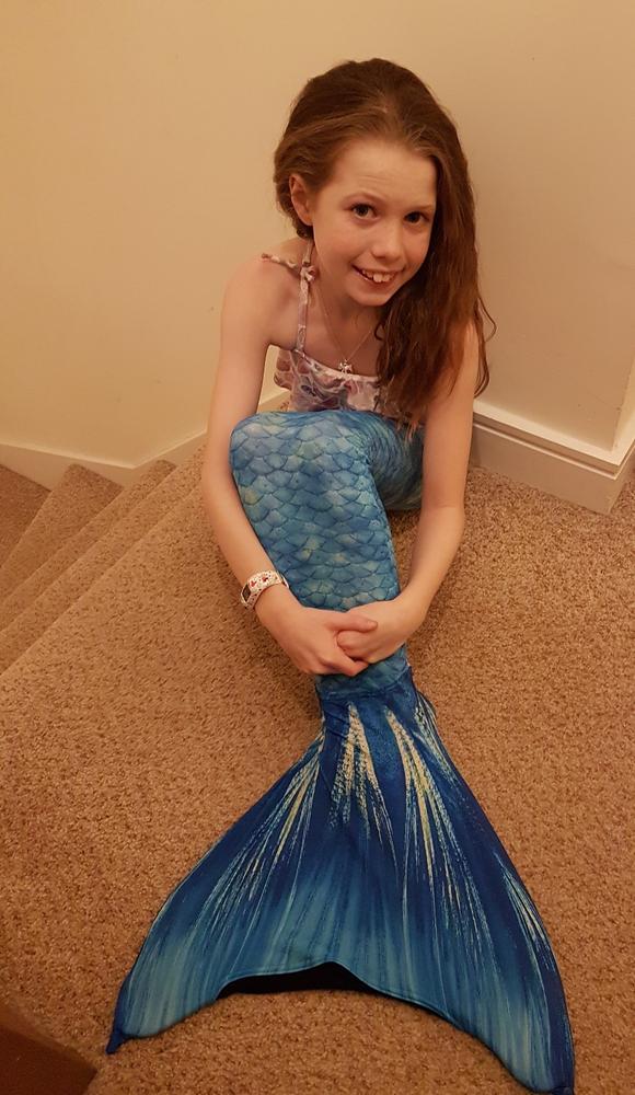 Frozen Aqua Mermaid Tail - Customer Photo From Sharon M.