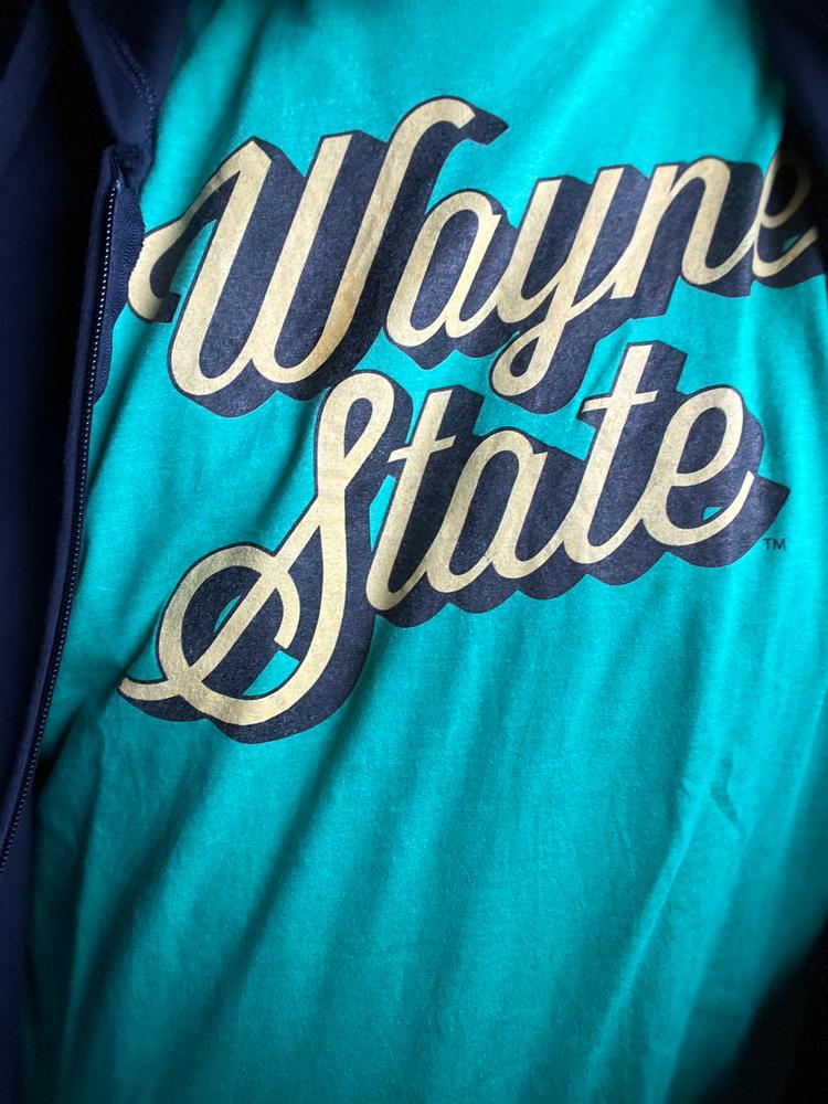 Wayne State Script T-Shirt - Customer Photo From Daniel Adler