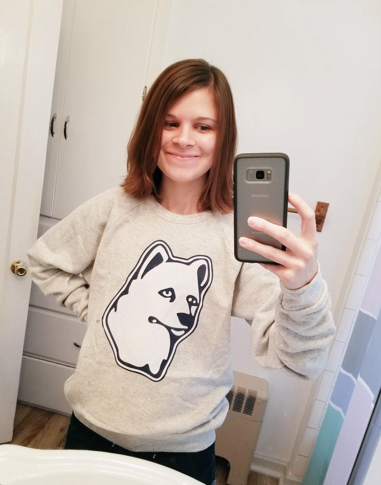 UConn "Sad Husky" Sweatshirt - Customer Photo From Kristen Bolden