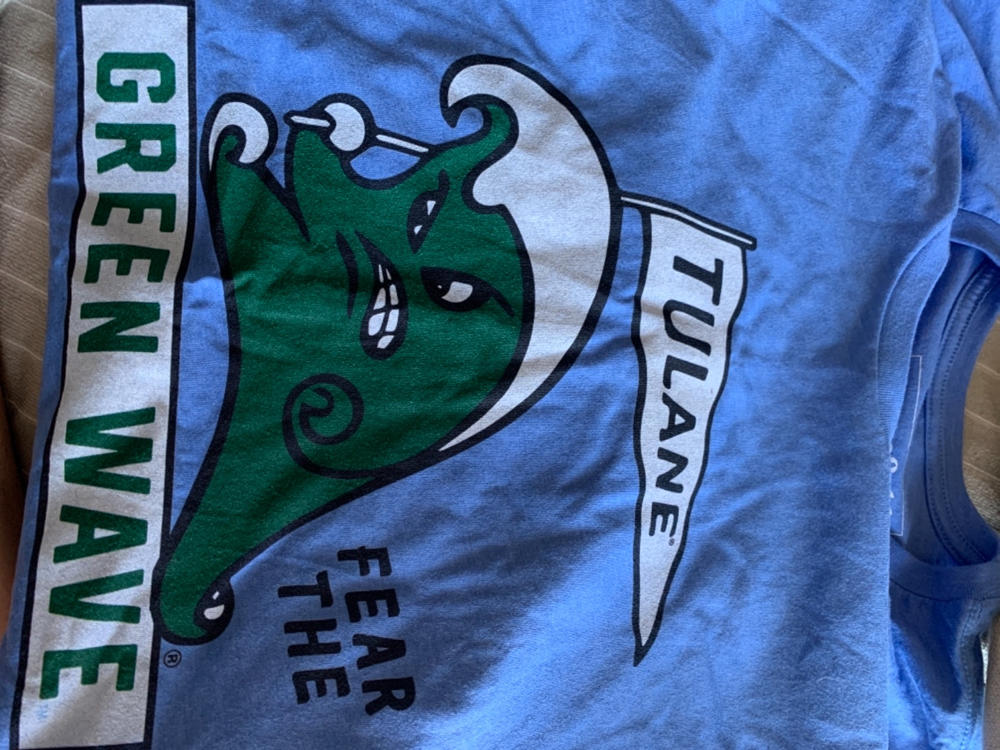 Retro Tulane Green Wave Shirt - Customer Photo From Tyler Conaway