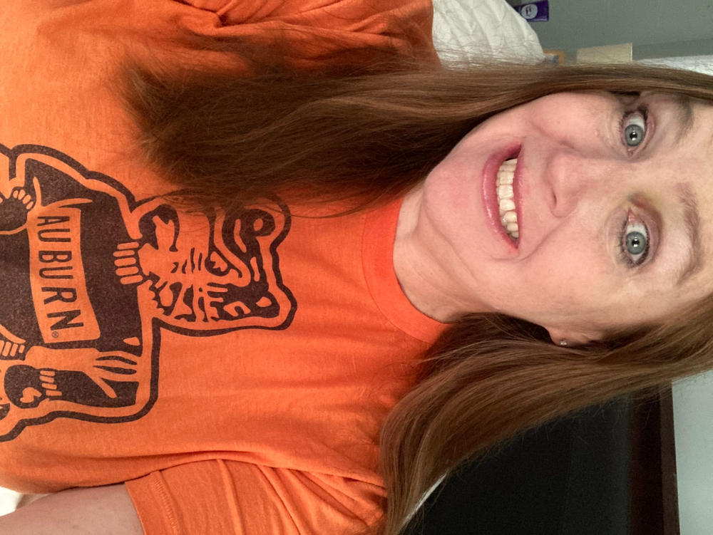 Throwback Orange Auburn T-Shirt - Customer Photo From Laura Rappold