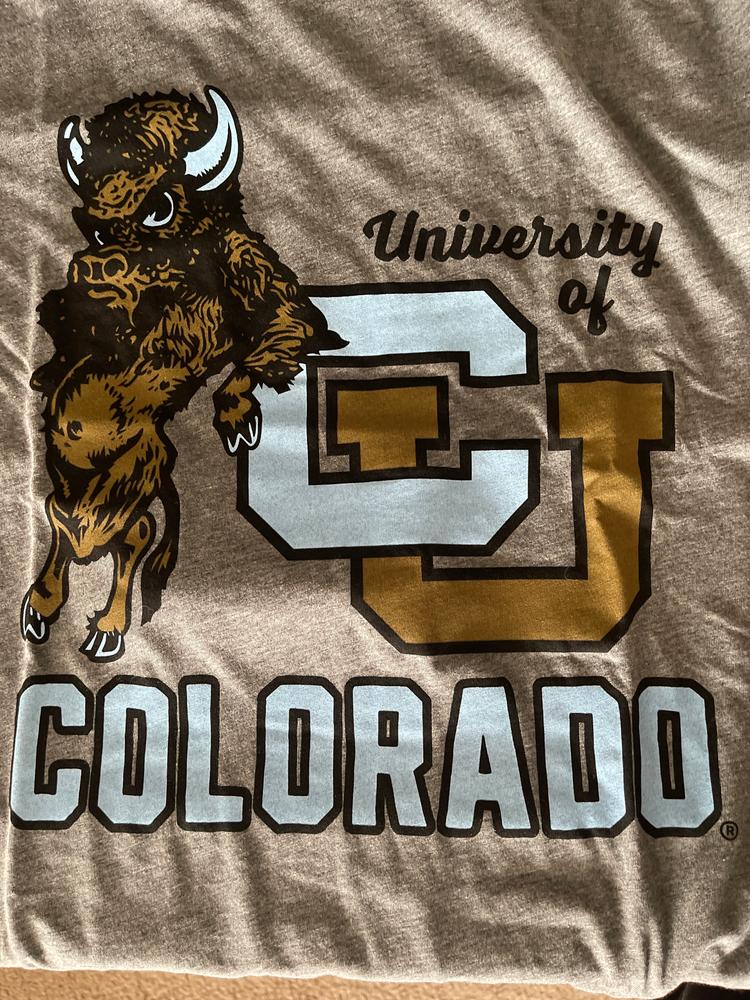 University of Colorado Buffalo T-Shirt - Customer Photo From K.Kash