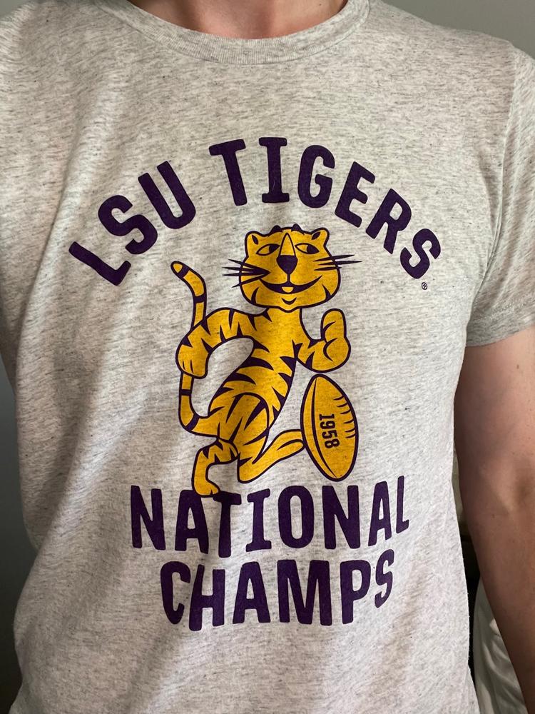 LSU 1958 National Champions T-Shirt - Customer Photo From Patrick
