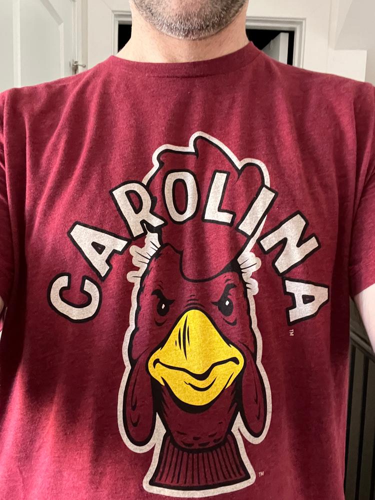 Vintage Carolina Gamecocks Mascot T-Shirt - Customer Photo From Daniel Adler