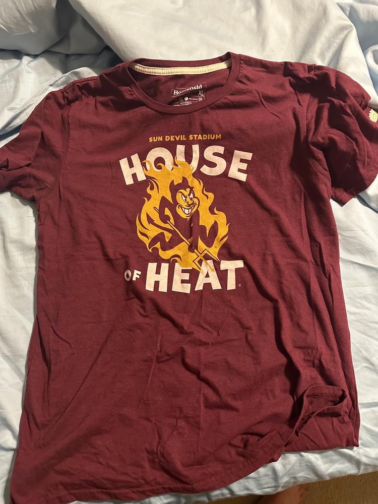 ASU House of Heat Football Stadium Tee - Customer Photo From Robbie