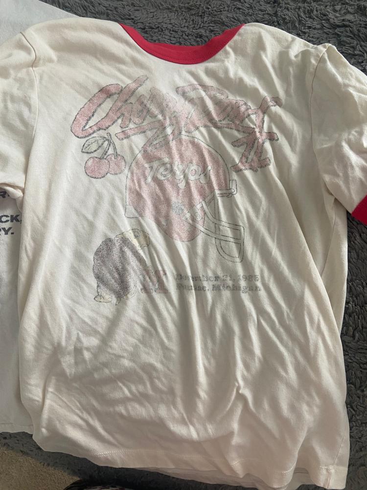 Maryland Cherry Bowl Champs 1983 Ringer Tee - Customer Photo From Tammara Fitzgerald