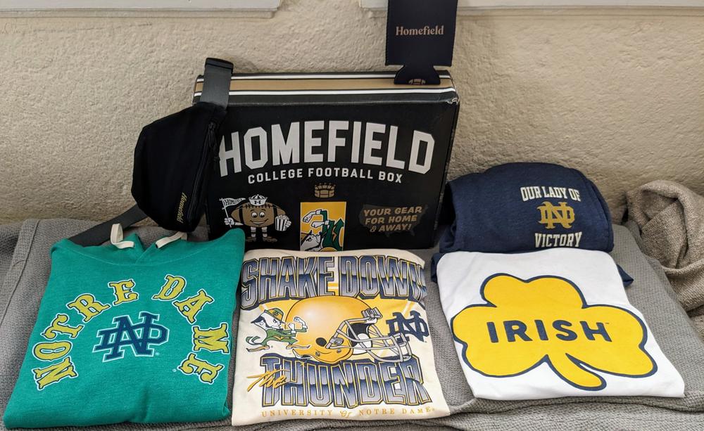 Exclusive Football Bundle: Notre Dame - Customer Photo From Peter Miller 