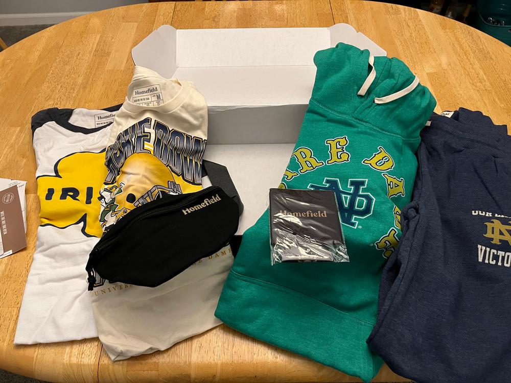 Exclusive Football Bundle: Notre Dame - Customer Photo From Mackin Bannon