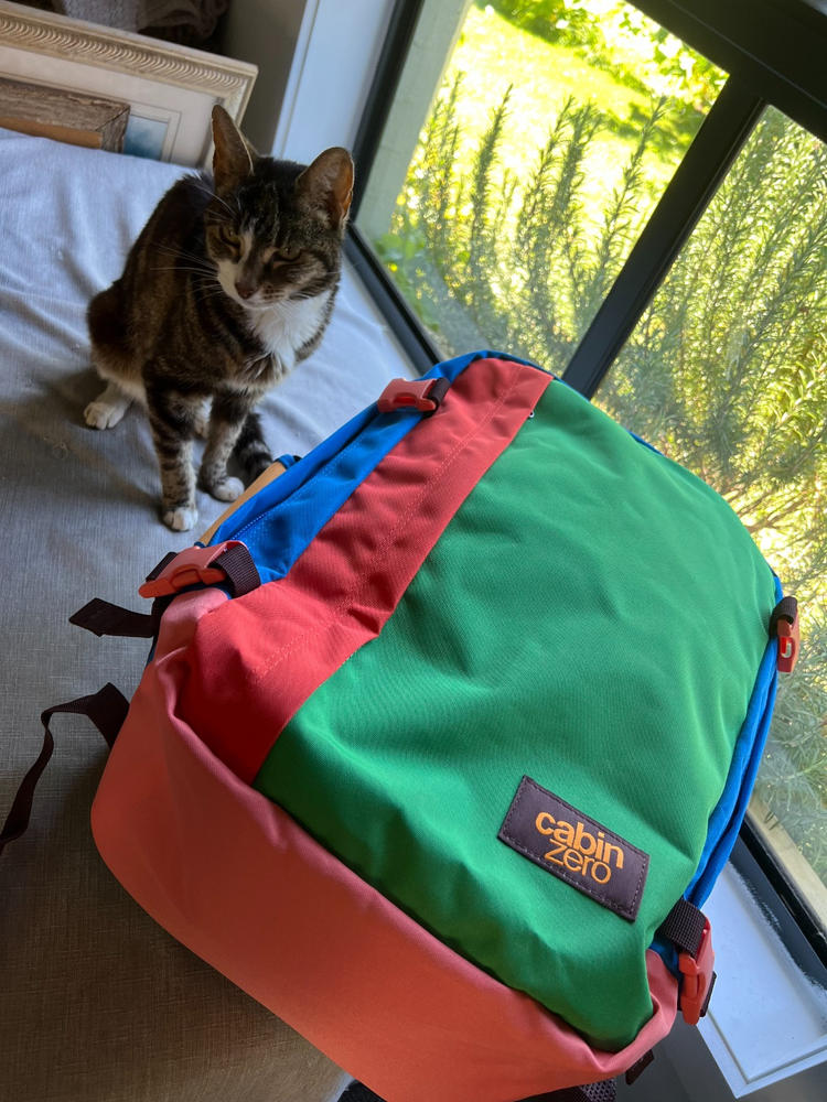 Classic Backpack 36L Tropical Blocks - Customer Photo From Sean R.