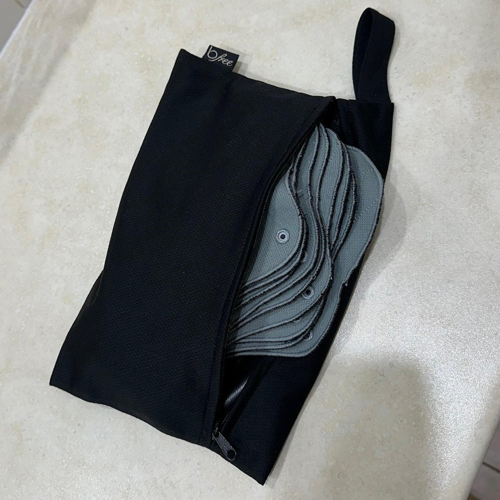 Ultra Thin Long Reusable Panty Liner With Wings - 10 Pack - Customer Photo From Lisa Blackwell