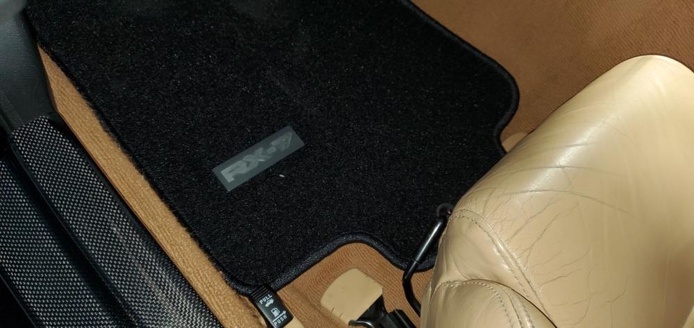 Mazda RX-7 [FD3S] LHD Floor Mats - OEM Style - Customer Photo From Adrian Jacquez