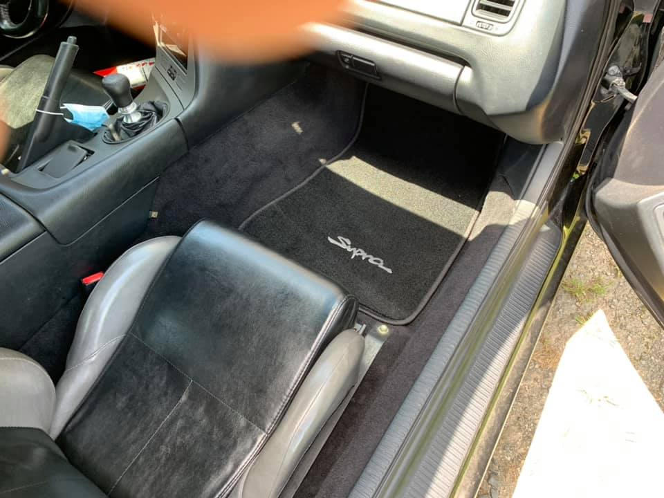 Toyota Supra [MKIV] LHD Floor Mats - OEM Style - Customer Photo From jonathan griffitts