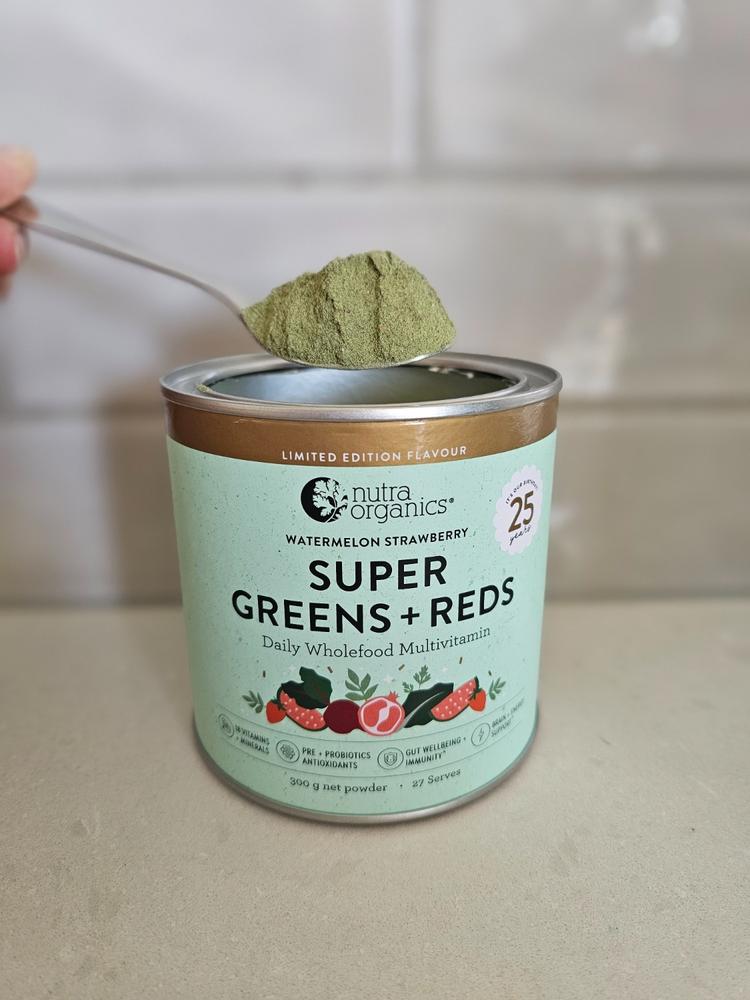 Limited Edition Super Greens + Reds Watermelon Strawberry - Customer Photo From Lana Colville