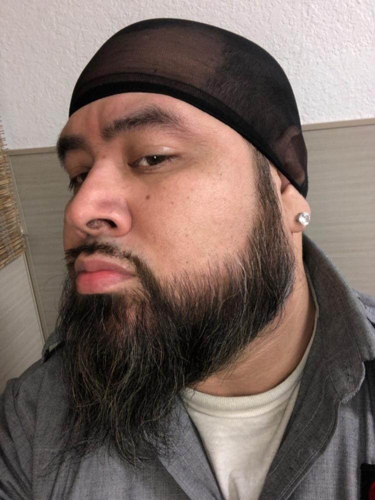 Jet Black Henna Beard Dye - Customer Photo From Dante Reeder