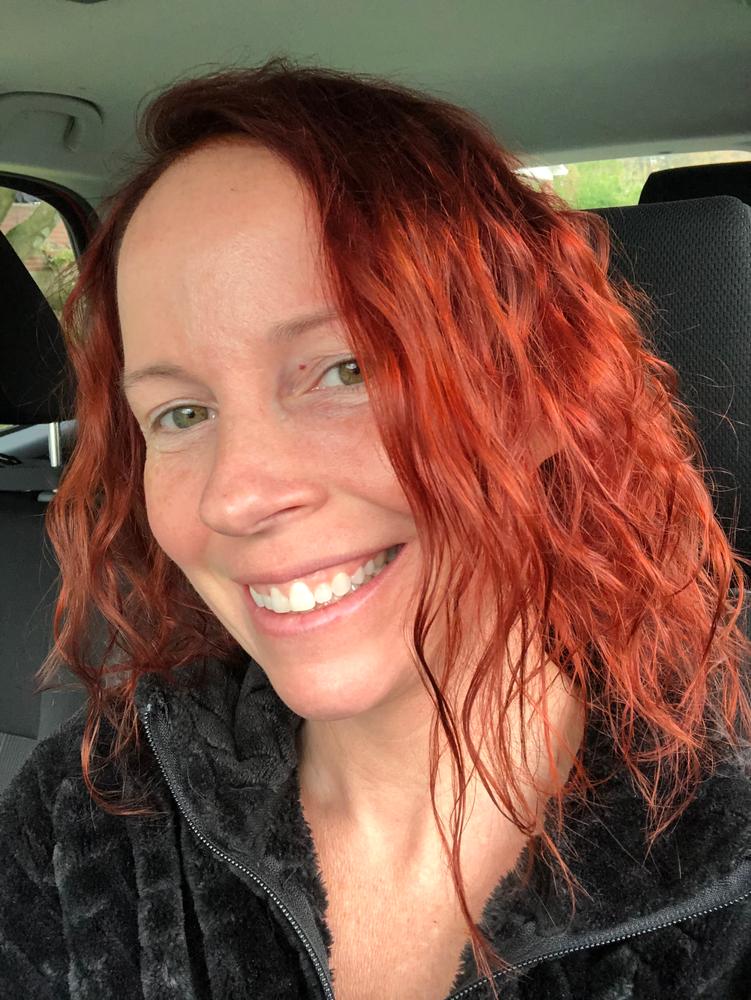 Wine Red Henna Hair Dye - Customer Photo From Crista Ross